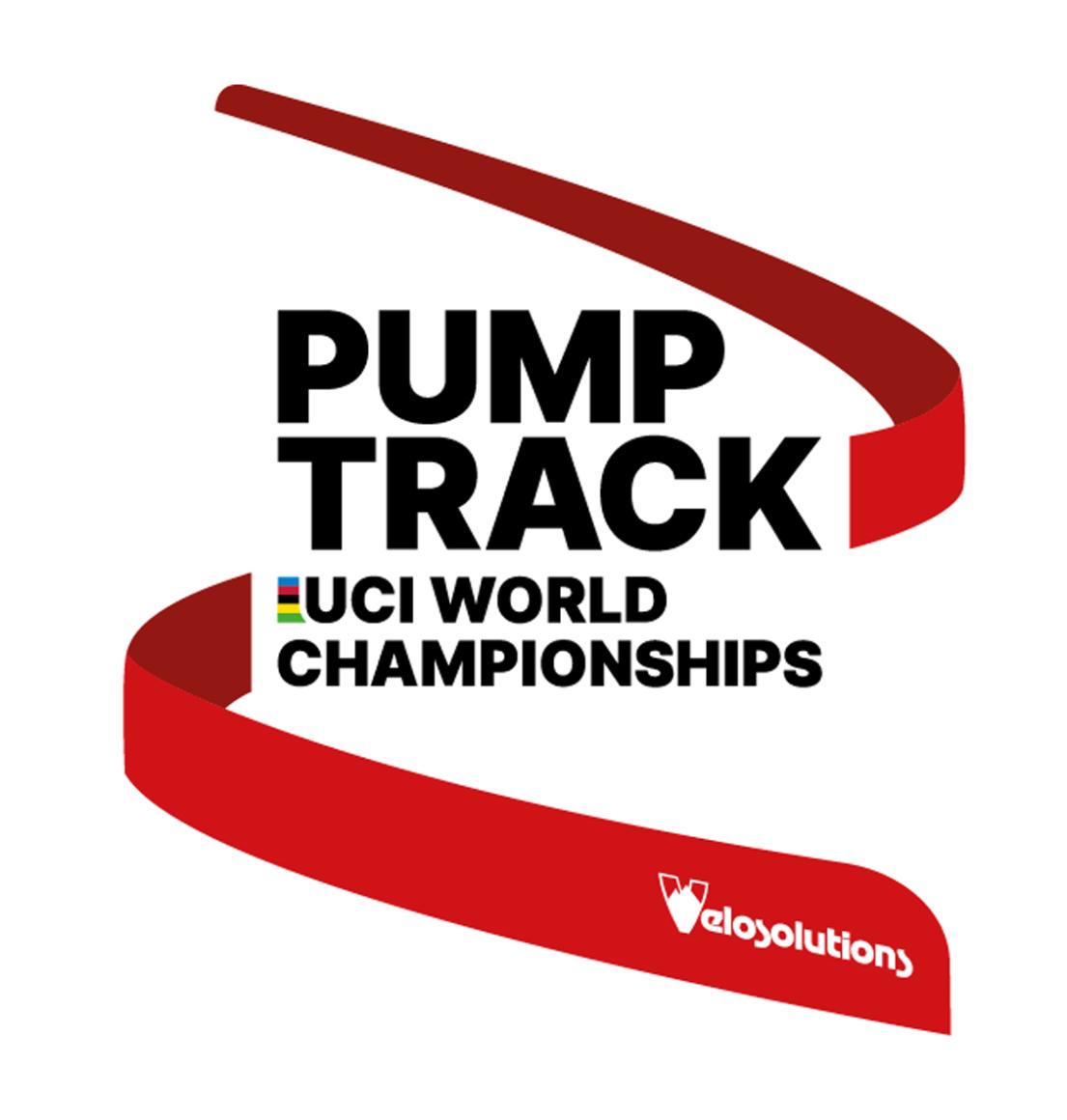 Logo for the Velosolutions UCI Pump Track World Championships
